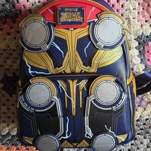Marvel Blue and Gold Thor Armor Backpack